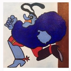 Blue Meanie/Yellow Submarine Painting 8x10